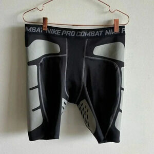 Nike Mens Nike Pro Combat Compression Short Black Size XXL